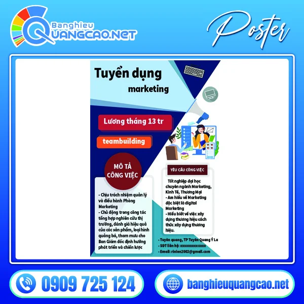 Poster tuyển dụng