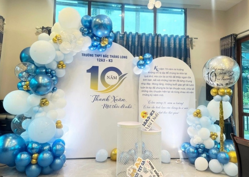 Backdrop họp lớp đẹp