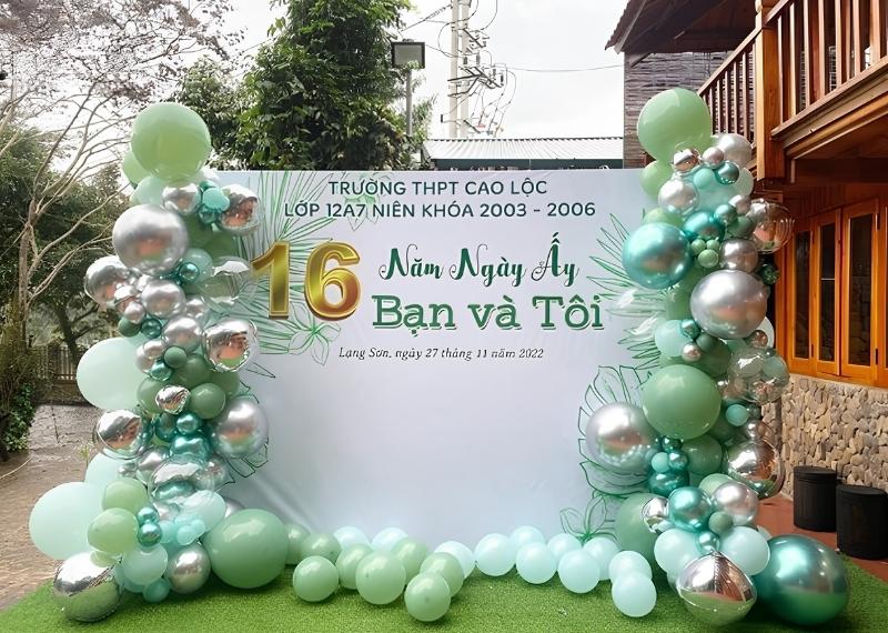 Backdrop họp lớp THPT