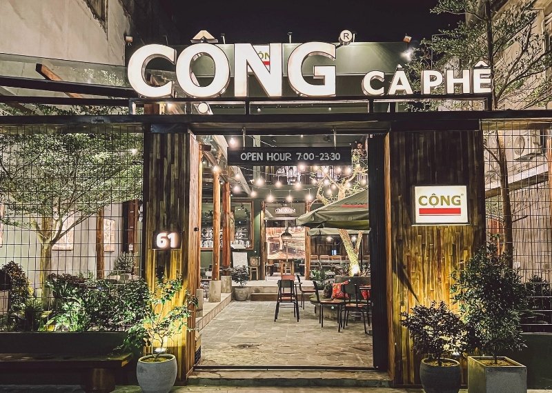 Bảng hiệu cà phê bằng Mica
