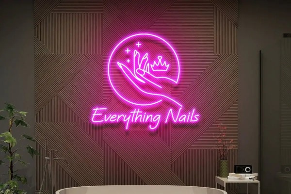 Bảng hiệu nail Neon Sign