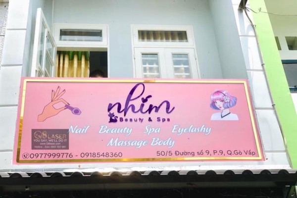 Bảng hiệu spa bằng bạt hiflex
