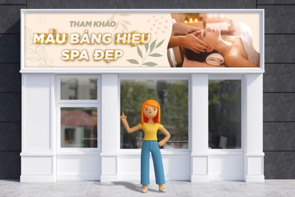 Bảng hiệu spa đẹp