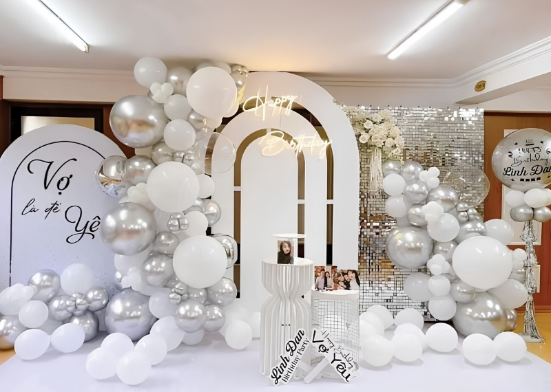 Phụ kiện backdrop sinh nhật