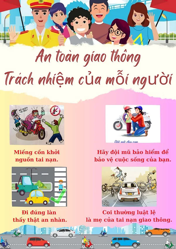 poster tuyên truyền an toàn giao thông