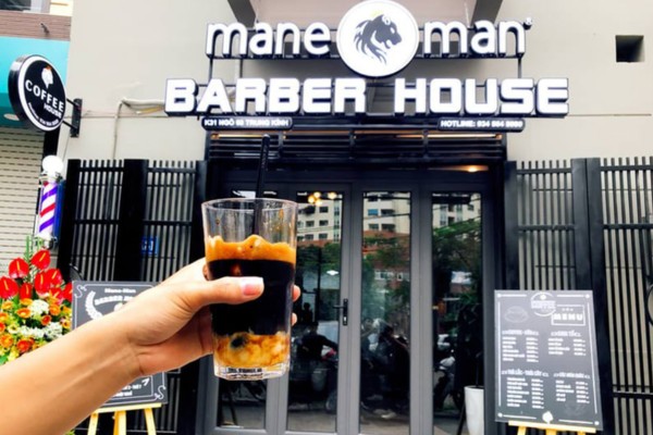 Bảng hiệu babershop chữ nổi Mica