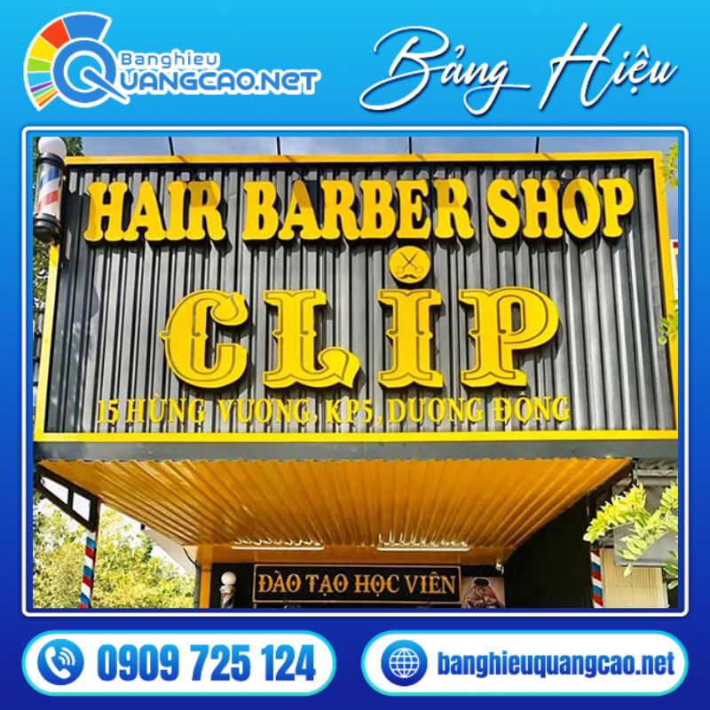 Bảng Hiệu Barber Shop