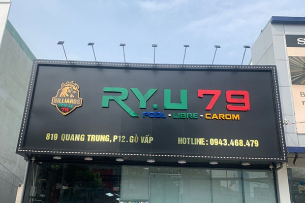 bảng hiệu bida bằng alu