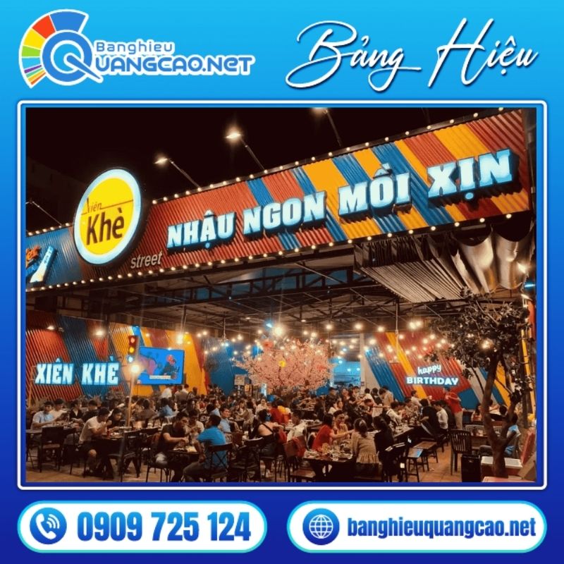 Bảng hiệu quán nhậu