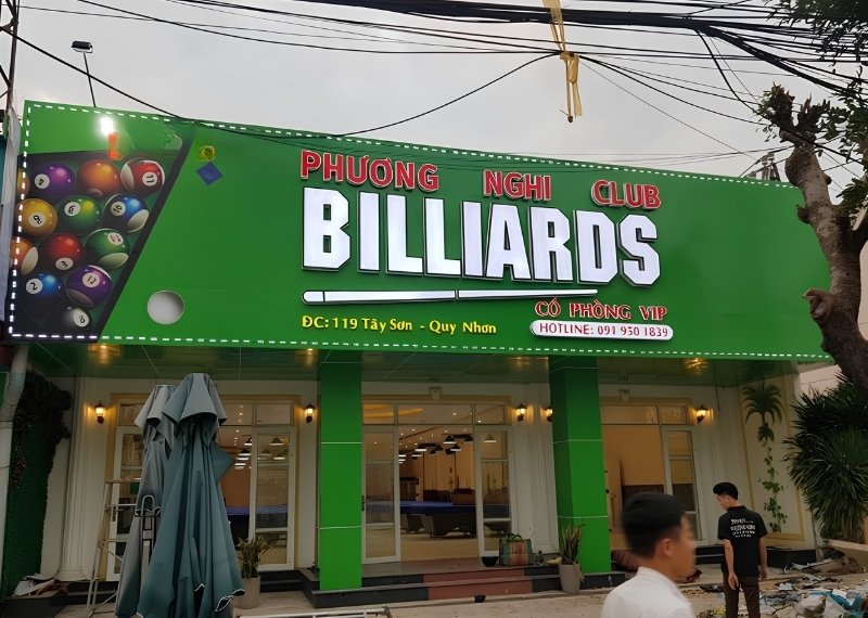 Mẫu bảng hiệu bida đẹp