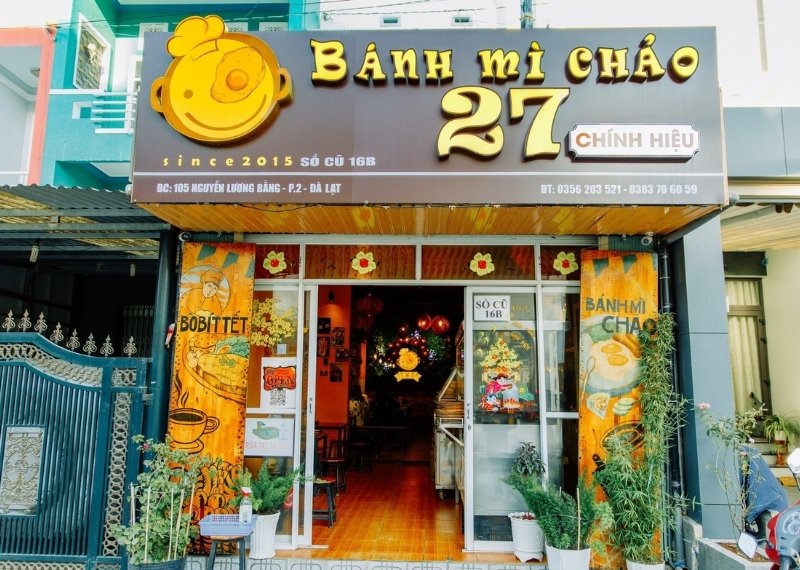 Bảng hiệu bánh mì chảo