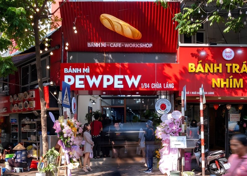 Bảng hiệu bánh mì cho chuỗi cửa hàng