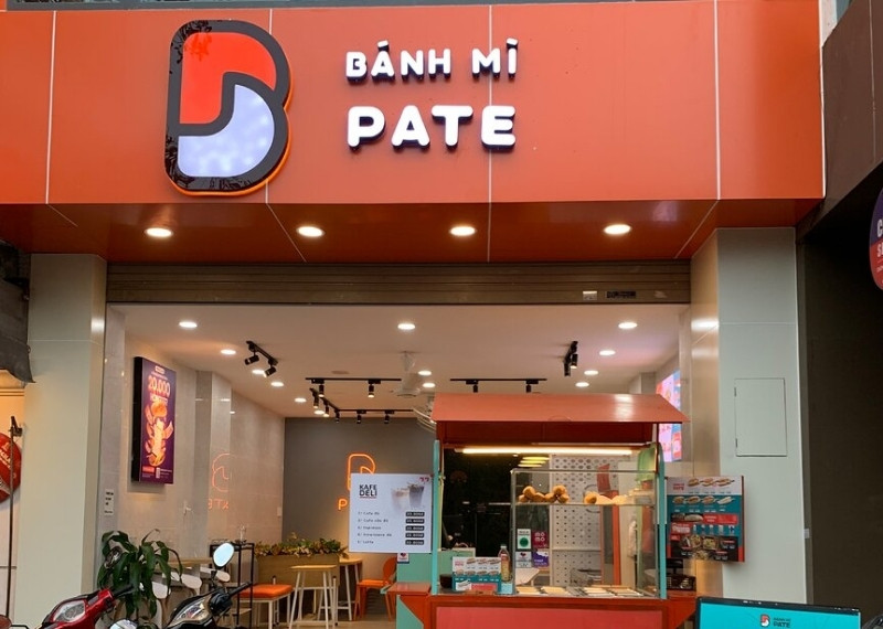 Bảng hiệu bánh mì Pate