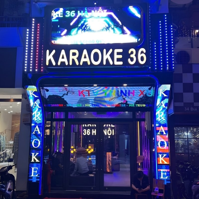 bảng hiệu karaoke LED màn hình động