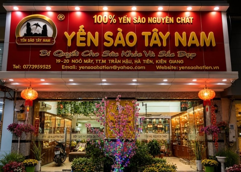 Mẫu bảng hiệu Yến Sào thu hút