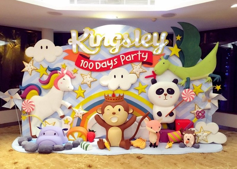 Backdrop 3D cho bé
