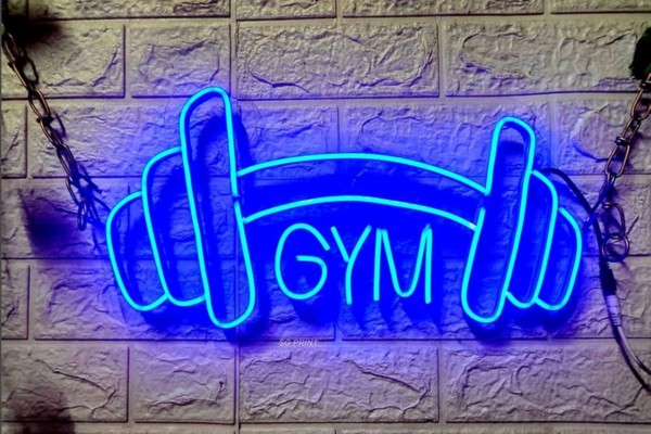 Bảng hiệu Gym neon sign