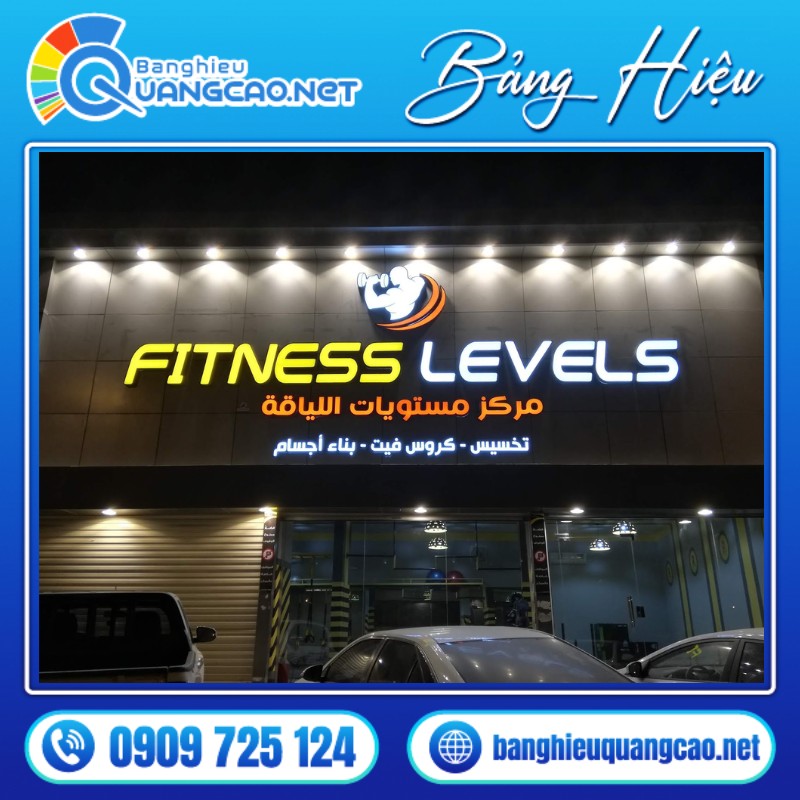 Bảng hiệu phòng Gym