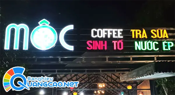 bảng hiệu sinh tố nước ép