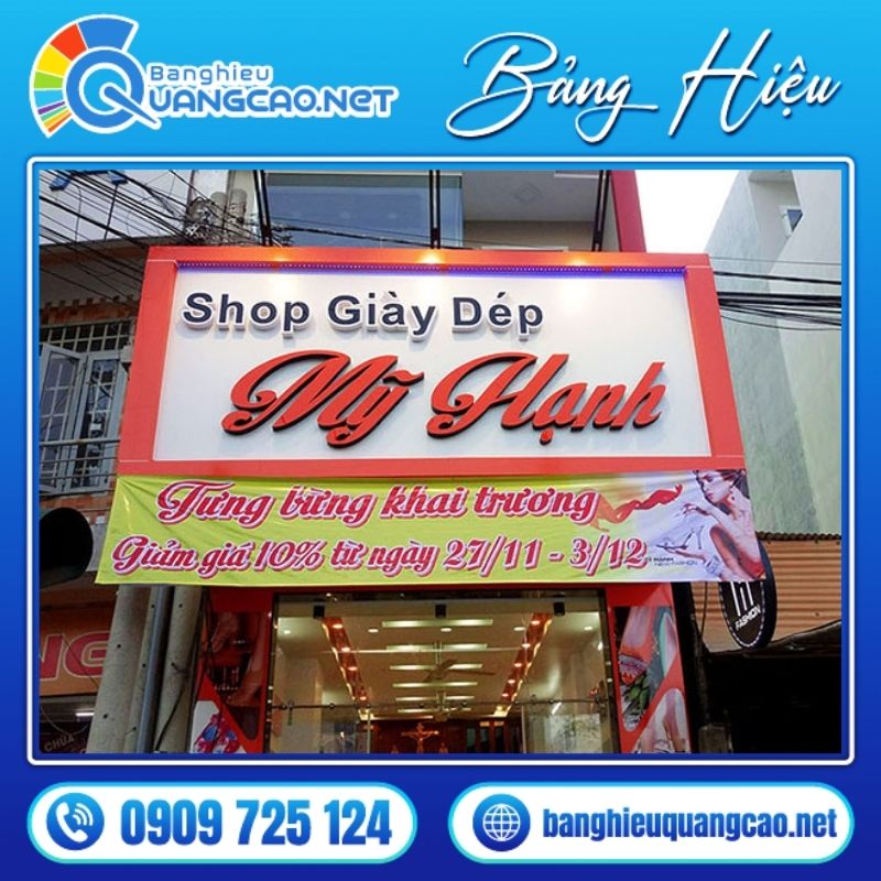 Bảng Hiệu Giày Dép
