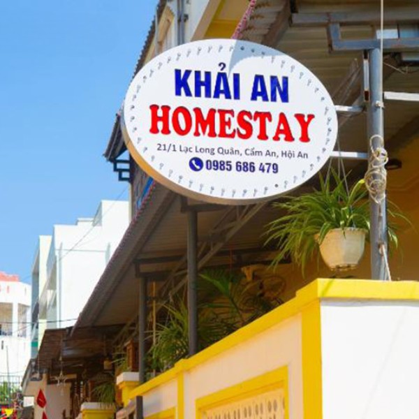 Bảng hiệu Khải An Homestay