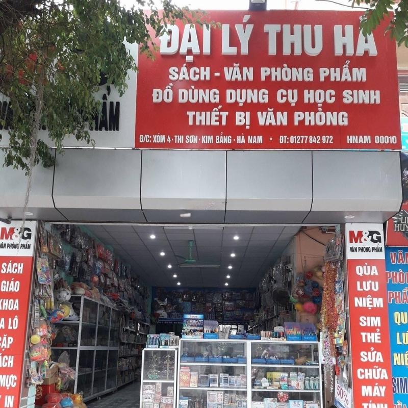 Bảng hiệu văn phòng phẩm Thu Hà