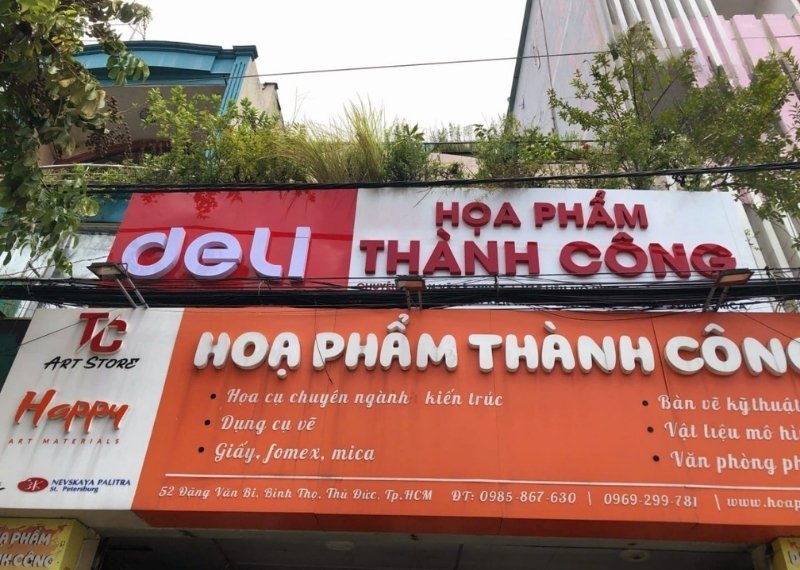 Mẫu bảng hiệu văn phòng phẩm thu hút