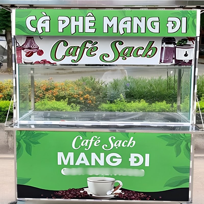 Bảng hiệu cafe sạch