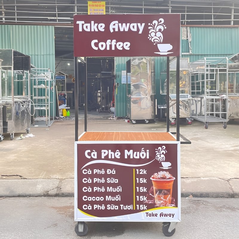 Mẫu bảng hiệu cafe take away