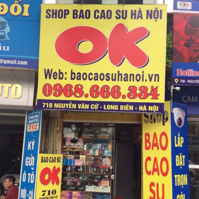 Bảng hiệu bao cao su hiflex