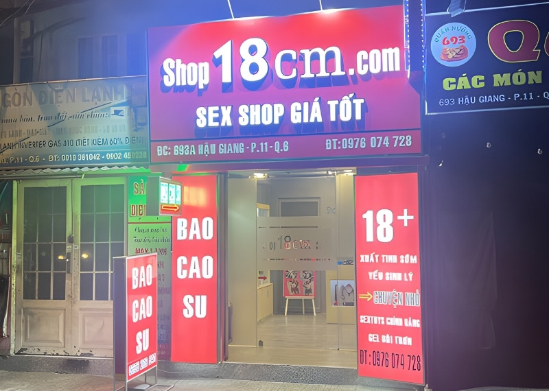 Bảng hiệu bao cao su alu chữ nổi mica