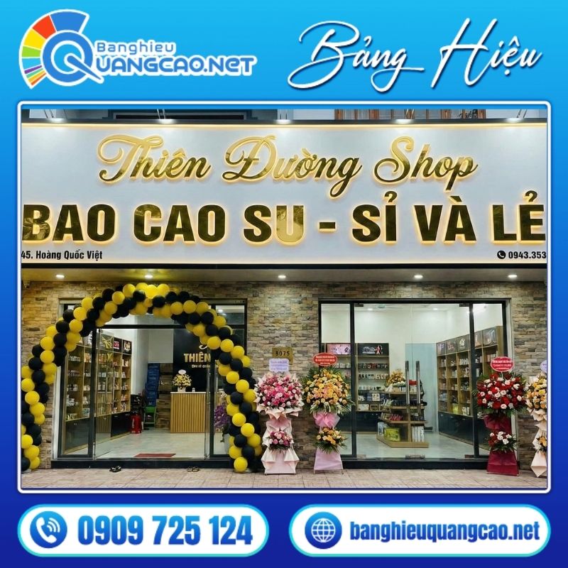 Bảng Hiệu Bao Cao Su