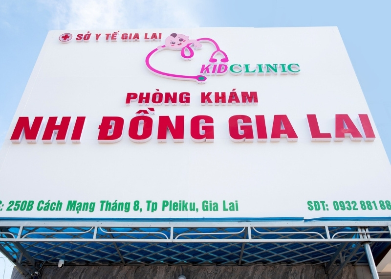 Bảng hiệu phòng khám nhi đồng
