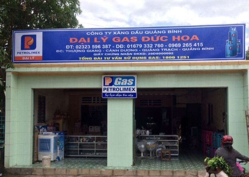Bảng hiệu cửa hàng GAS Hiflex