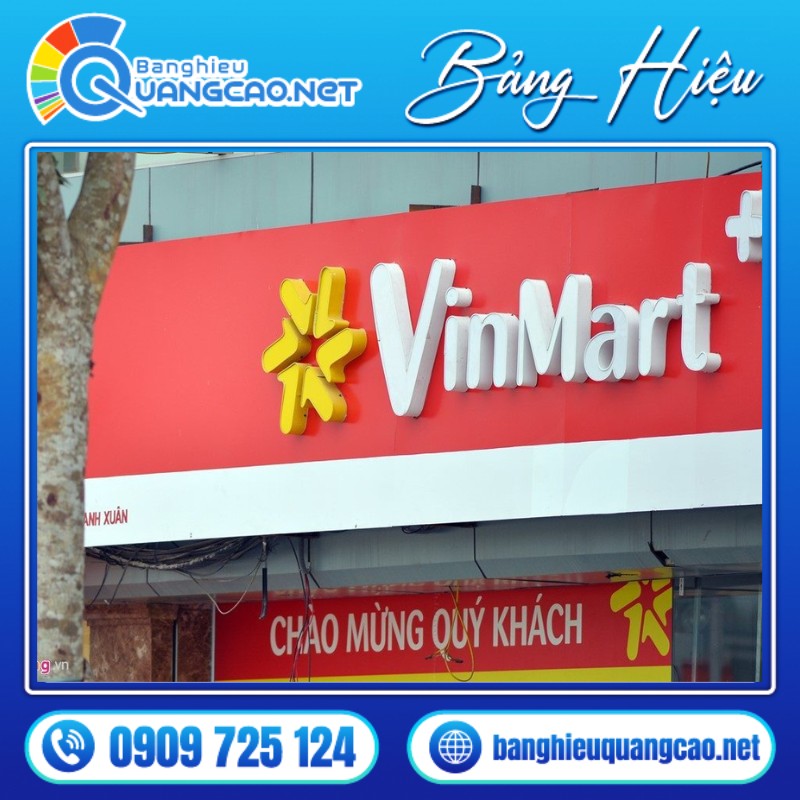 Bảng hiệu siêu thị mini