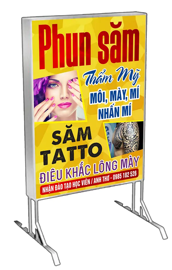 Biển Vẫy Phun Xăm Thẩm Mỹ 8 biển vẫy đứng phun xăm thẩm mỹ