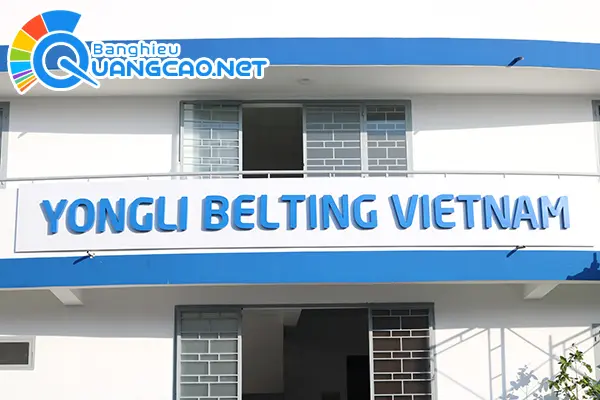 chữ nổi mica