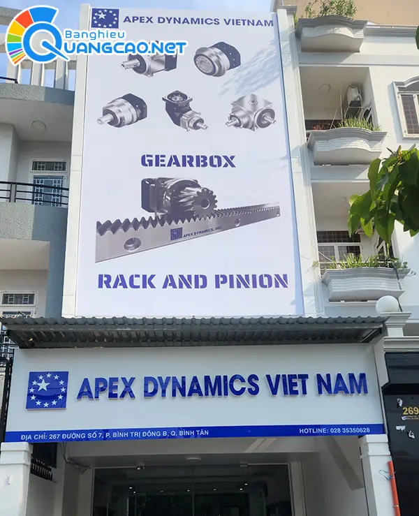 chữ nổi mica