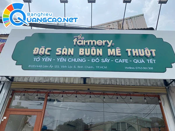 chữ nổi mica