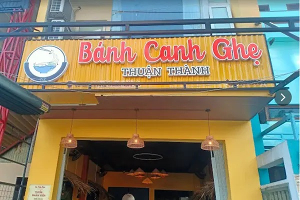 bảng hiệu quán bánh canh ghẹ