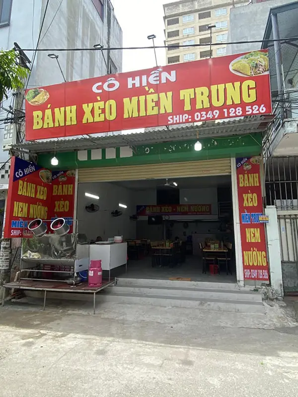 Bảng Hiệu Quán Bánh Xèo 8 bảng hiệu quán bánh xèo