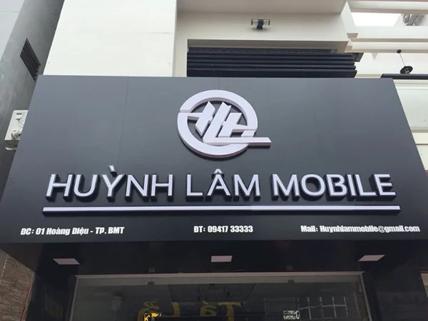 bảng hiệu chữ nổi alu