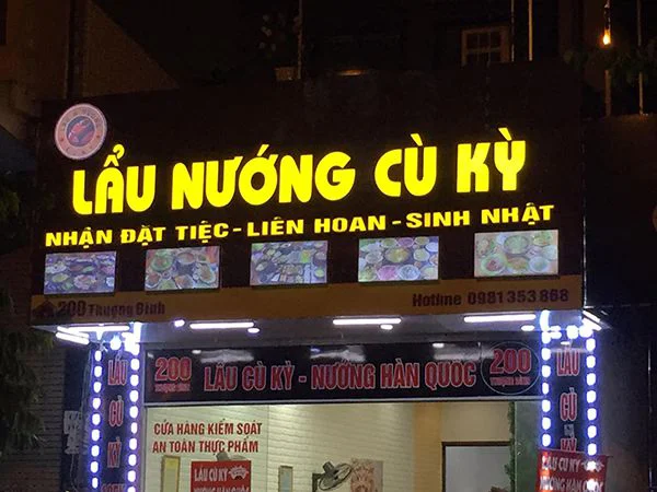 bảng hiệu chữ nổi alu led