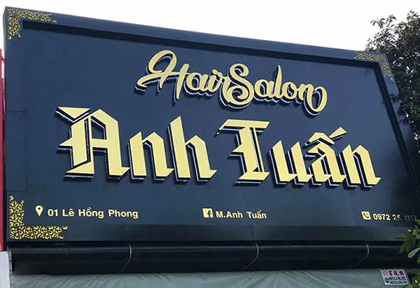 bảng hiệu chữ nổi alu