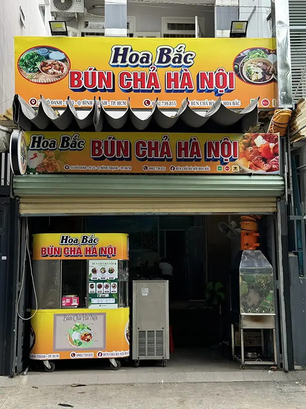 bảng hiệu bún chả hà nội