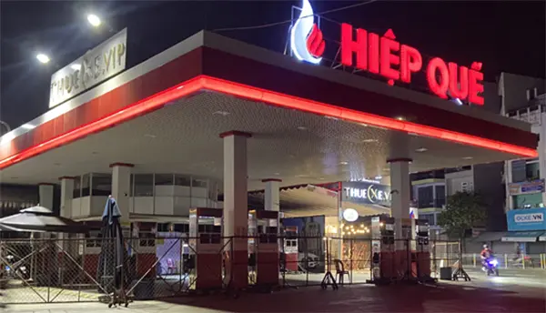 bảng hiệu led cây xăng