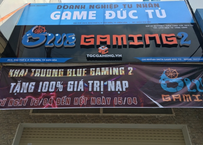 Bảng hiệu Cyber Game