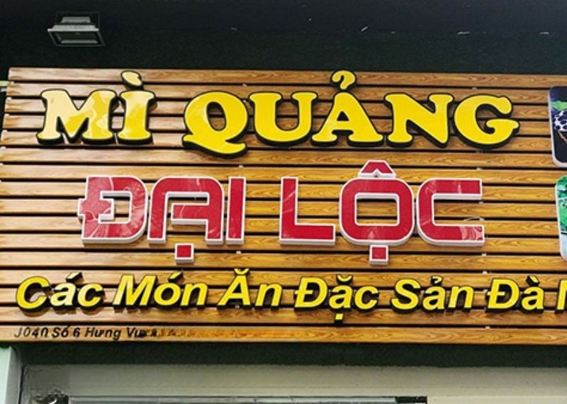 Bảng hiệu chữ nổi mica LED