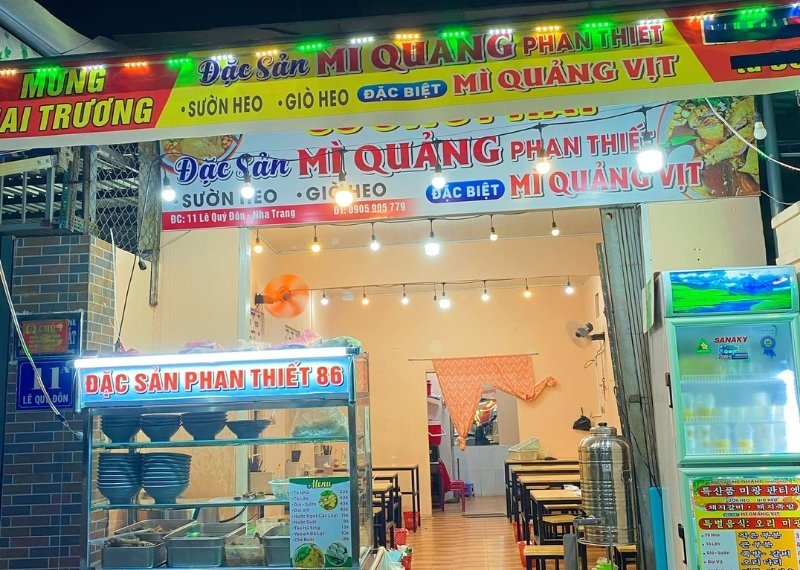 Bảng hiệu mì quảng Hiflex