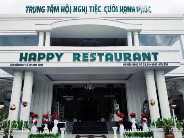 bảng hiệu nhà hàng tiệc cưới